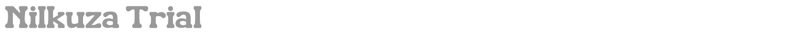 Nilkuza font preview